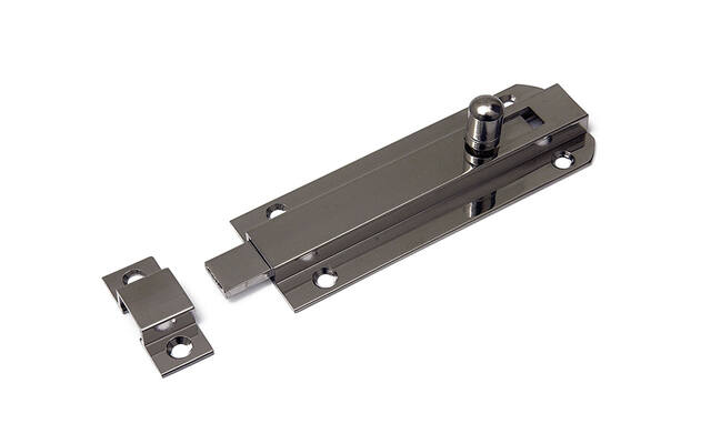 Profielschuif vlak 25x60 messing vernikkeld