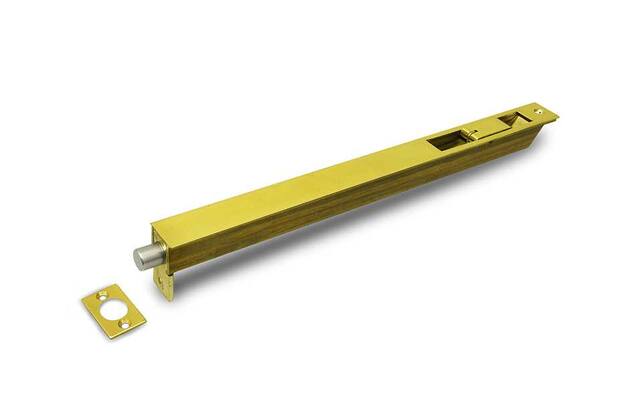 Bascule kantschuif 225x25x21 mm alu vermessingd