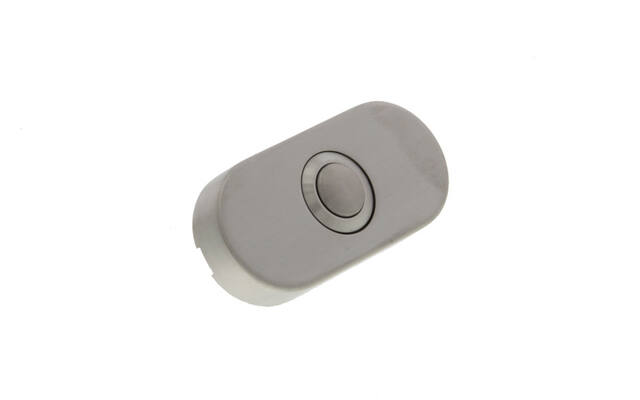 Intersteel Deurbel ovaal verdekt 65x30x10 mm rvs geborsteld