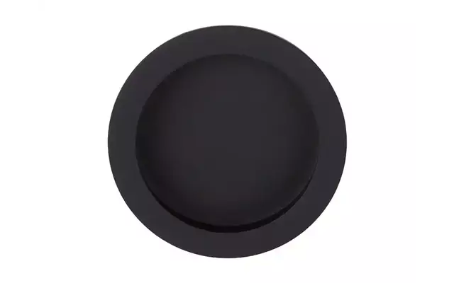 Schuifdeurkom Zwart Rond 57mm – Formani Model LB57