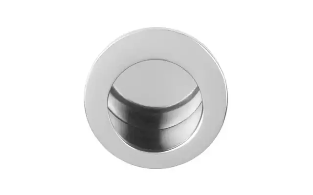 Schuifdeurkom RVS Gepolijst Rond 30mm Fingertip – Formani Model LB29