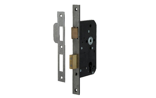 Nemef veiligheidsinsteekslot SKG2 PC72 RVS 4401/17, Din rechts doornmaat 55mm 235x 24mm