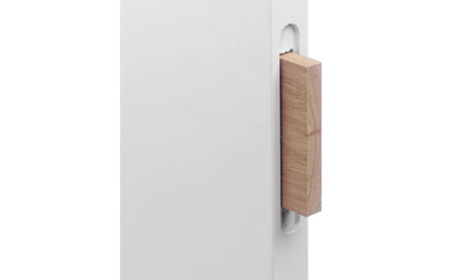 Lockblock houten opvulblok voor slotgaten, geschikt voor 1200/1300-serie sloten.