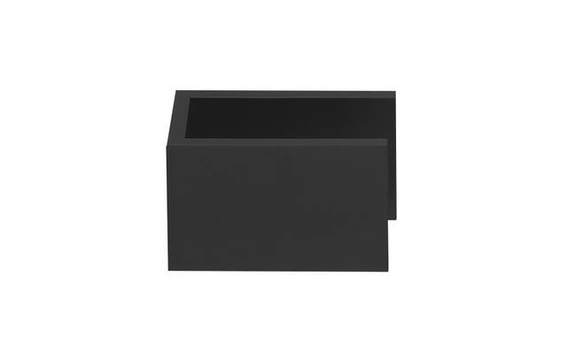 Voordeurknop Zwart Ribbon Bob Manders BM200V 60x100mm