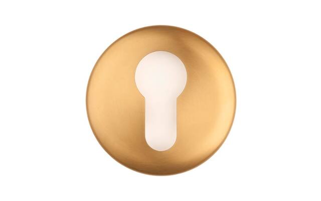 Profielcilinderrozet Mat goud PVD Nour Edward van Vliet EVBY52 52mm