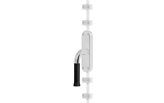 Raamespagnolet Kruk RVS gepolijst/zwart Nour KO-EV101 Links