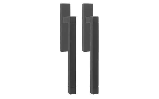 Hefschuifdeurbeslag Zwart Square Jan des Bouvrie JB230 Blind