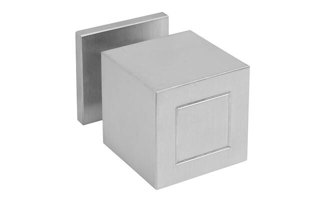 Voordeurknop RVS Square Jan des Bouvrie JB200V Vast op rozet