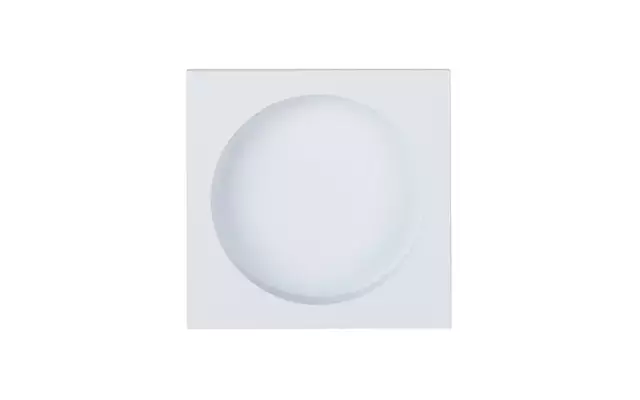Schuifdeurkom Wit Square LSQ54 vierkant 54mm inbouwdiepte 11mm