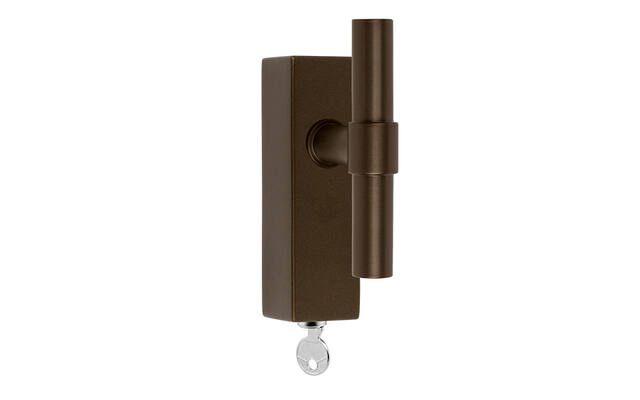 Draaikiep raamkruk Brons One Piet Boon PBT15-DKLOCK Afsluitbaar 119mm