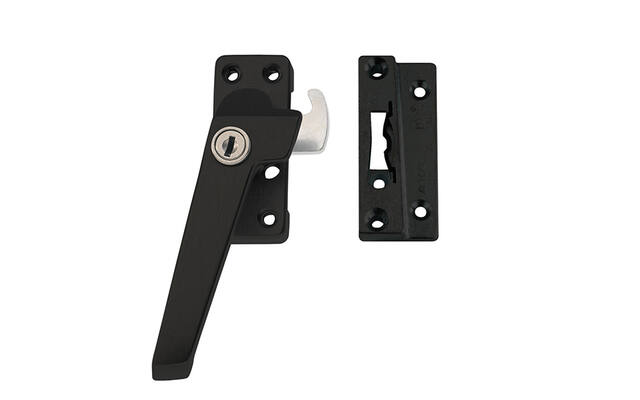 Raamboom Zwart AXA 3319 afsluitbaar SKG1 Links