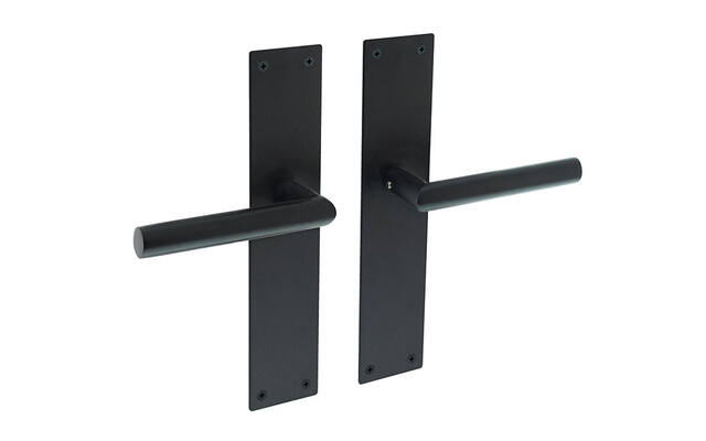 Deurkruk Jura op schild Blind