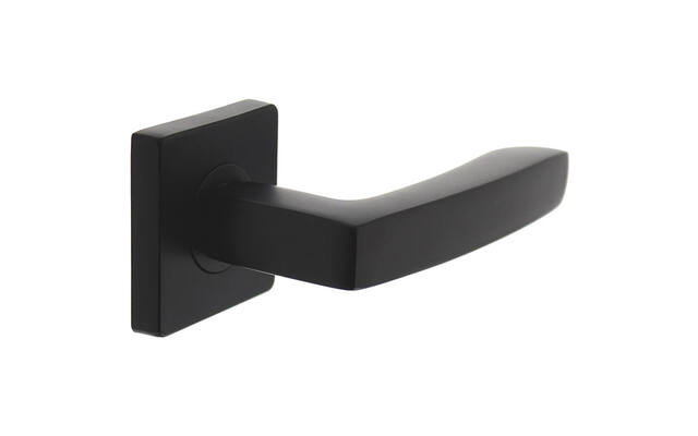 Intersteel Deurkruk Minos op vierkante rozet 55x55x10 mm Zwart