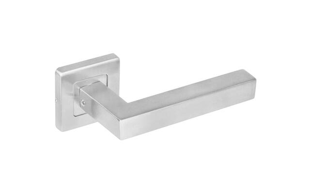 Intersteel Deurkruk RVS Vierkant op vierkante rozet 53x53x8mm