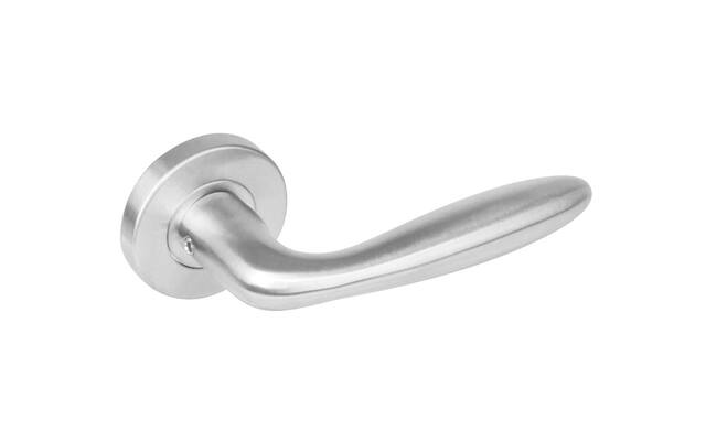 Intersteel Deurkruk RVS Jupiter op ronde rozet