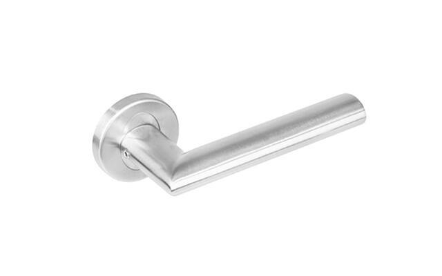 Intersteel Deurkruk RVS Girona op ronde rozet 53x8mm