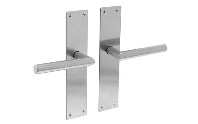Deurkruk Jura op schild Blind
