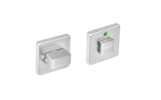 Intersteel WC-garnituur RVS vierkant verdekt 53x53x8mm