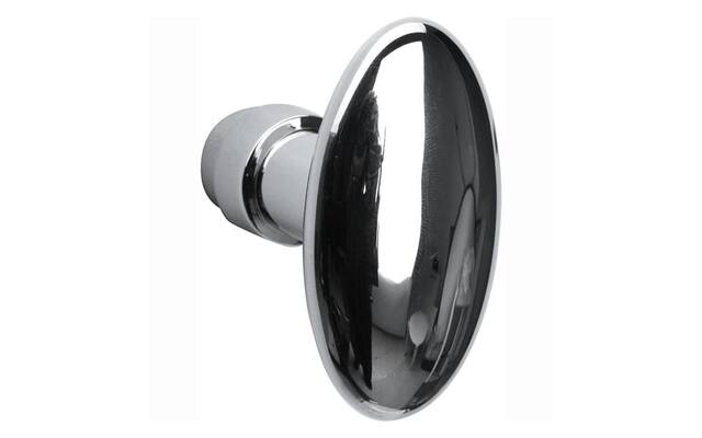 Knopkruk Chroom Ovaal 60x33mm