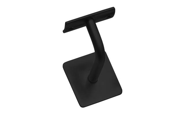 Intersteel Leuninghouder zwart gebogen vierkant hol zadel