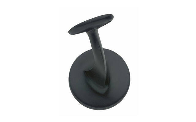 Intersteel Leuninghouder zwart met tapgat hol zadel