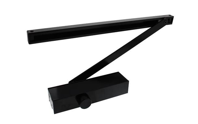 Intersteel Deurdranger met glijarm Zwart DR 124 Klasse 3 Max. 60 kg
