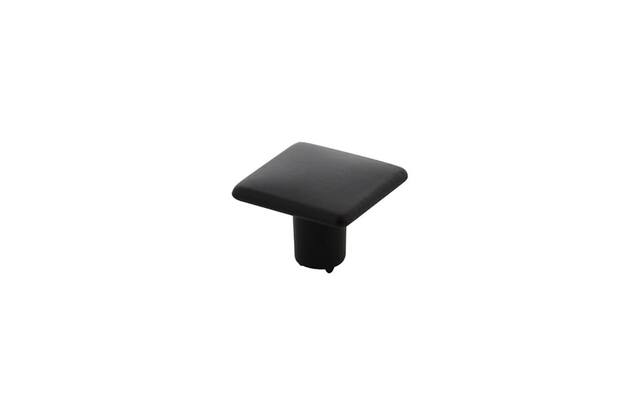 Intersteel Meubelknop Zwart vierkant 26 x 26mm