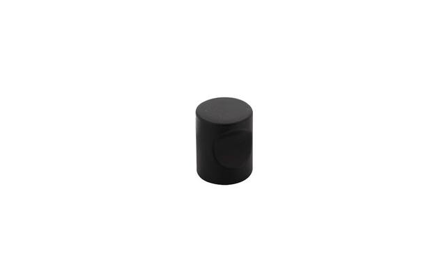 Intersteel Meubelknop Zwart vingergrip 18mm rond
