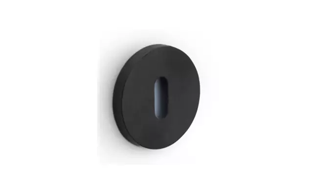 Sleutelrozet Zwart Intro rond 52mm, 6mm dik