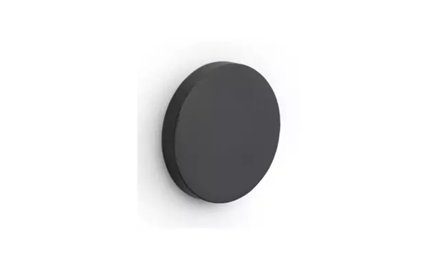 Blindrozet Zwart Intro rond 52mm, 6mm dik