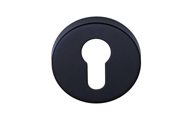 Profielcilinderrozet Gunmetal PVD Intro rond 52mm, 10mm dik