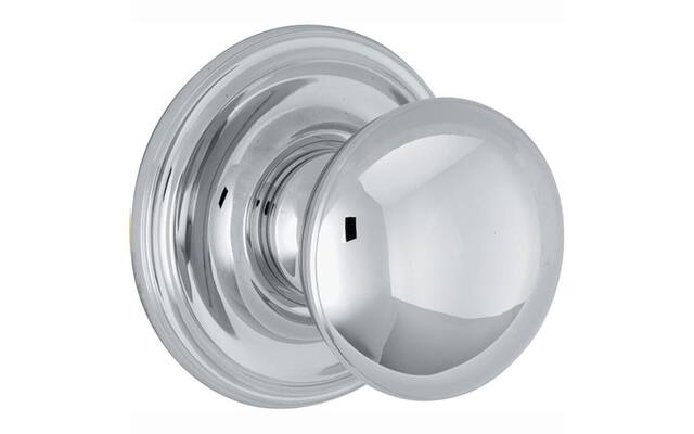 Voordeurknop Chroom Klassiek rond 60mm