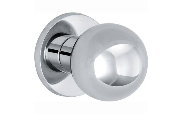 Voordeurknop Chroom Kogel rond 60mm