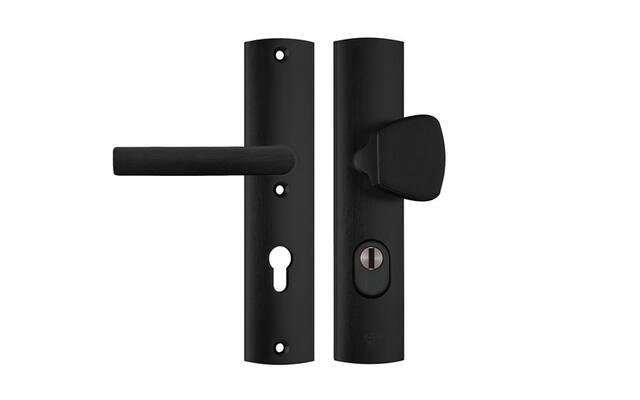 AXA Curve Plus Veiligheidsbeslag S-knop+Blok PC72 anti-kerntrek