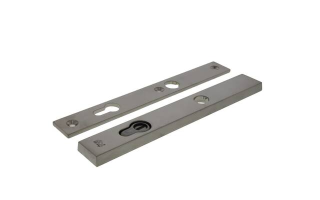 Veiligheidsschilden set Kerntrek Mat nikkel PVD Smal PC92 SKG3