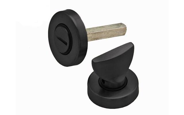 WC-garnituur Zwart Lancia rond 45mm