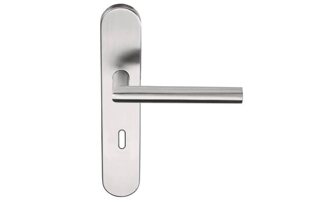 Formani Basics Deurkruk gev schild ovaal LB2-19P13 SL56