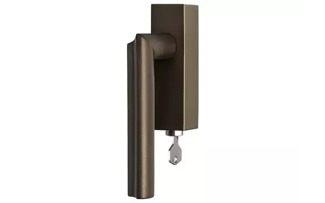Draaikiep raamkruk Brons ECLIPSE David Rockwell DR102-DKLOCK Rechts Afsluitbaar