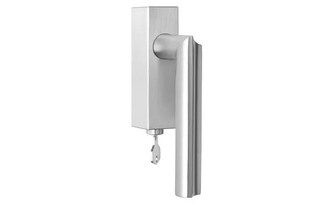 Draaikiep raamkruk Mat RVS David Rockwell Eclipse DR102-DKLOCK Links Afsluitbaar