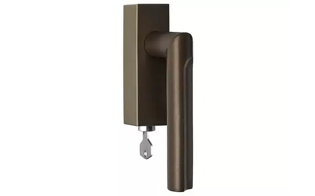 Draaikiep raamkruk Brons David Rockwell Eclipse DR103-DKLOCK Links Afsluitbaar
