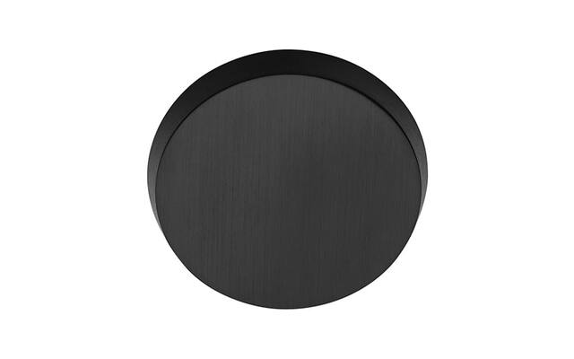 Blindrozet Mat Zwart PVD Osiris Hertman Cone OHB54