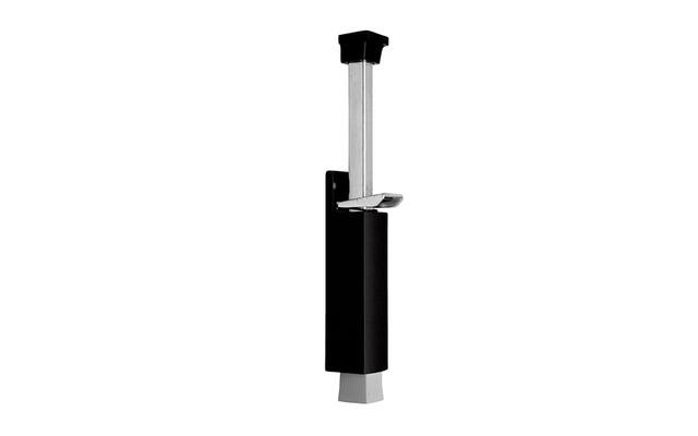 Deurvastzetter luxe uitslag 90 mm zwart