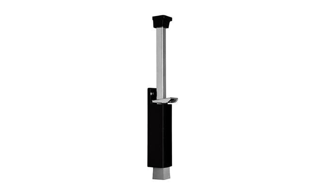 Deurvastzetter luxe uitslag 120 mm zwart
