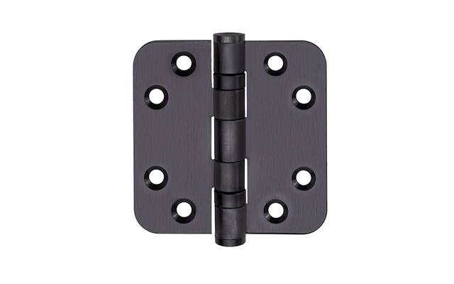 Kogellagerscharnier Gunmetal PVD Basics LBSA7676 Platkop met afgeronde hoeken