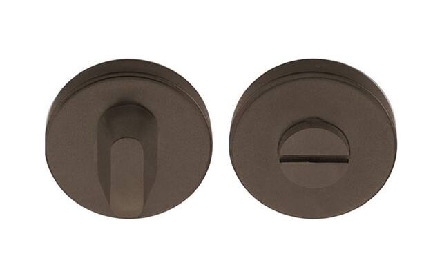 WC-sluiting Brons Intro rond 52mm, 6mm dik 5/6/7/8mm wc stift
