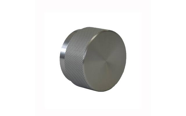 Meubelknop Graf rond 50mm RVS look