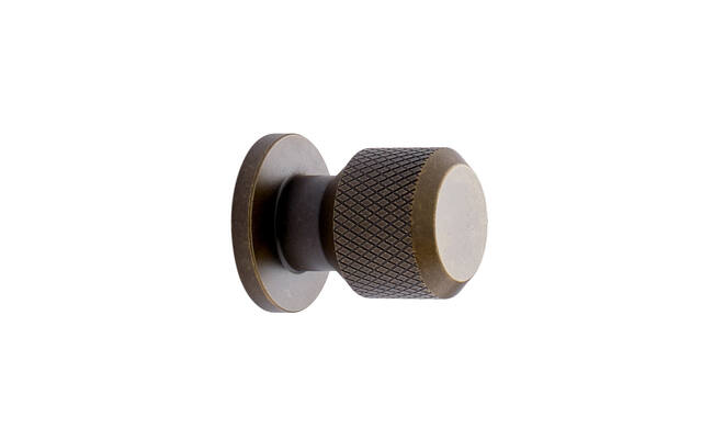 Meubelknop Manor rond 25mm H-35mm Brons