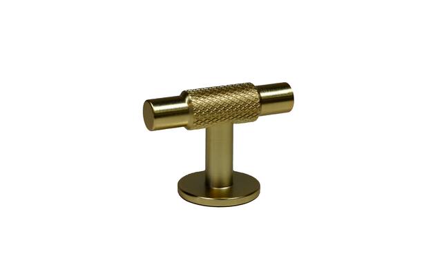 Meubelknop Manor T-knop 54mm H-39mm Mat Goud