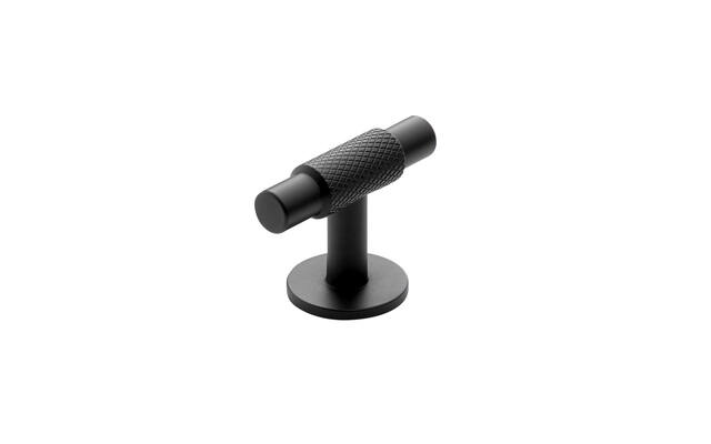 Meubelknop Manor T-knop 54mm H-39mm Zwart