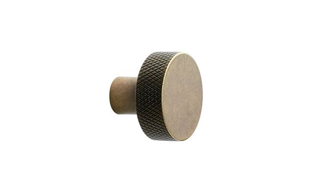 Meubelknop Simon rond 35mm H-29mm Brons